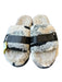 Ugg Shoe Size 8 Gray & Black shearling Platform Mules Gray & Black / 8