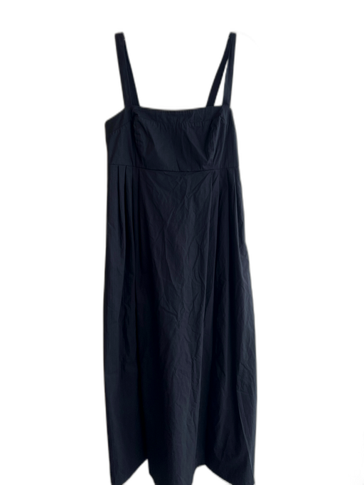 By Anthropologie Size XS Black Cotton Sleeveless Back Zip Stretch Panel Dress Black / XS