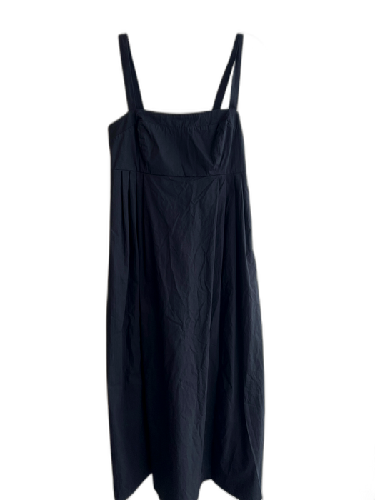 By Anthropologie Size XS Black Cotton Sleeveless Back Zip Stretch Panel Dress Black / XS