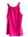Jude Connally Size L Pink Nylon & Spandex Boat Neck Sleeveless Solid Color Top Pink / L