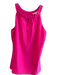 Jude Connally Size L Pink Nylon & Spandex Boat Neck Sleeveless Solid Color Top Pink / L