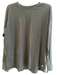 Vuori Size M Black Cotton Round Neck Long Sleeve Solid Basic Top Black / M