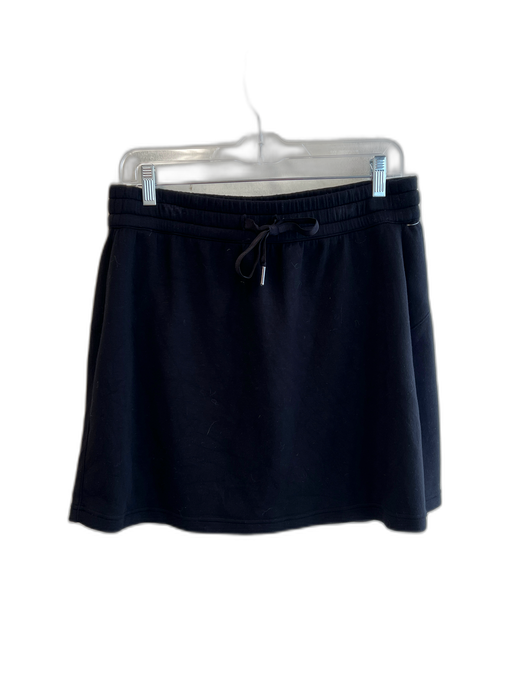 Spanx Size L Black Modal & Polyester Elastic & Drawstring Waist Shorts Skirt Black / L