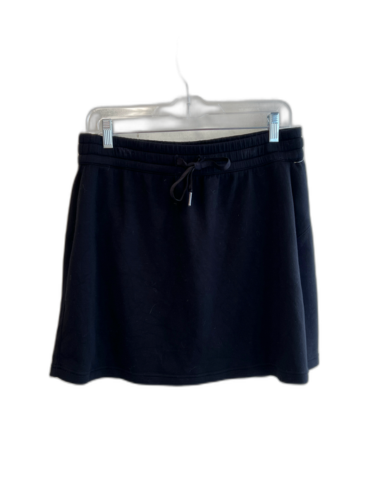 Spanx Size L Black Modal & Polyester Elastic & Drawstring Waist Shorts Skirt Black / L