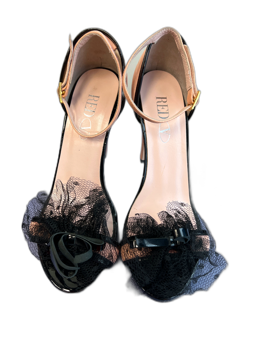 Valentino Garavani Shoe Size 38 Pink & Black Patent Leather Ankle Buckle Shoes Pink & Black / 38