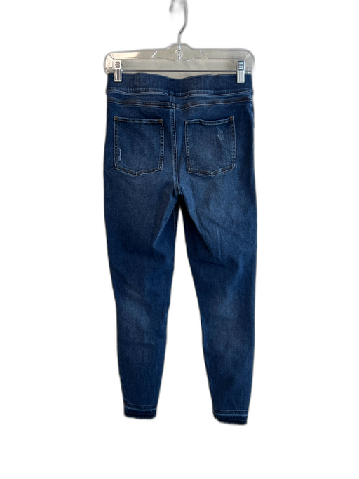 Spanx Size Medium Med Dark Wash Lyocell & Elastane Stretch Waist Skinny Jeans Med Dark Wash / Medium