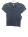 Aritzia Size S Gray Nylon Short Sleeve Solid Crew Neck Top Gray / S