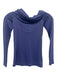 Wilfred Size M Purple Polyamide Blend Off Shoulder Rolled Long Sleeve Top Purple / M