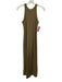 Buck Mason Size XS Camo Green Cotton Blend Sleeveless Ribbed tank dress Dress Camo Green / XS