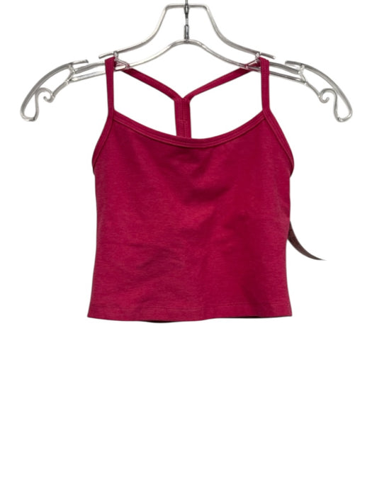 Beyond Yoga Size XS Bright Pink Polyester Heathered biker shorts Short Set Bright Pink / XS