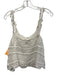 Loveshackfancy Size XS White Cotton Button Down Sleeveless Tank Embroidered Top White / XS