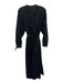 Buck Mason Size XS Black Cotton Button Down Elastic Waist Pintuck Dress Black / XS