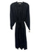Buck Mason Size XS Black Cotton Button Down Elastic Waist Pintuck Dress Black / XS