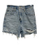 Agolde Size 25 Light Wash Cotton Denim Button Fly High Rise distressed Shorts Light Wash / 25