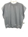 Frankie Shop Size M Pale Blue Cotton Heathered Cap Sleeve Sweatshirt Top Pale Blue / M