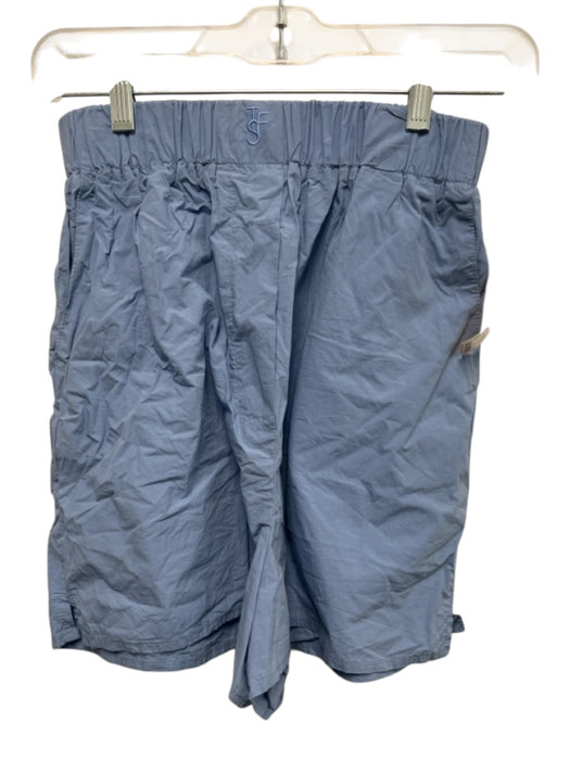 Frankie Shop Size XS Blue Cotton Elastic Waist Pockets Boxers Shorts Blue / XS
