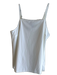 Athleta Size S White Polyester Spaghetti Strap solid color V Neck Top White / S