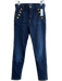 Ramy Brook Size 28 Dark Wash Cotton Denim High Rise Zip Fly Sailor Buttons Jeans Dark Wash / 28