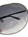 Tom Ford Silver Tone Metal Frame Gradient Lens Aviator Sunglasses Silver Tone