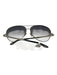 Tom Ford Silver Tone Metal Frame Gradient Lens Aviator Sunglasses Silver Tone