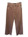 Veronica Beard Jeans Size 28 Light Brown Cotton Denim High Rise Wide Leg Jeans Light Brown / 28