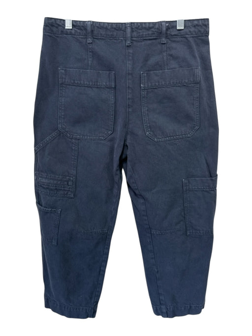 ME + EM Size 8 Midnight blue Cotton Denim Utility Pocket Button & Zip Fly Jeans Midnight blue / 8