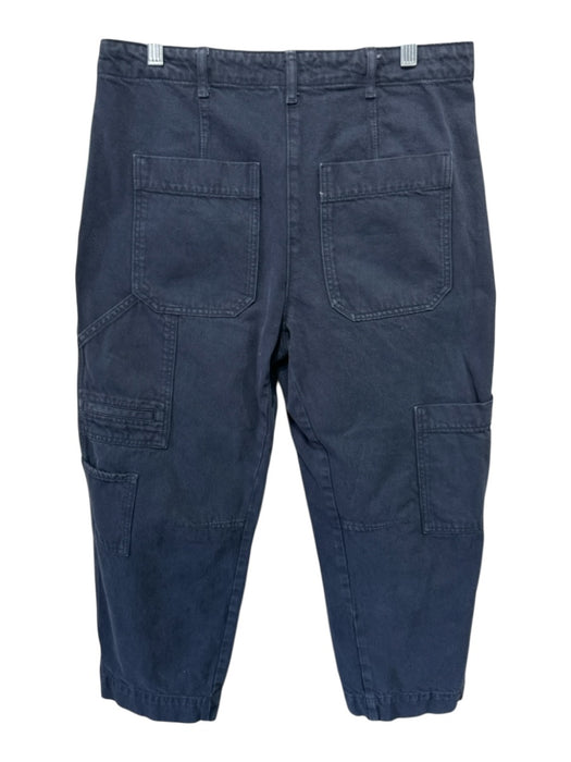 ME + EM Size 8 Midnight blue Cotton Denim Utility Pocket Button & Zip Fly Jeans Midnight blue / 8