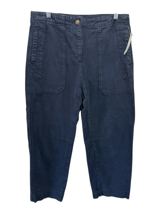 ME + EM Size 8 Midnight blue Cotton Denim Utility Pocket Button & Zip Fly Jeans Midnight blue / 8