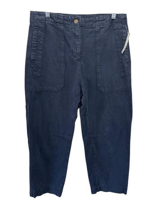 ME + EM Size 8 Midnight blue Cotton Denim Utility Pocket Button & Zip Fly Jeans Midnight blue / 8