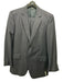 Burberry London Navy Blue & White Wool Striped 2 Button Men's Suit Navy Blue & White / 48R