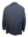 Ferragamo Navy Blue Wool Solid 2 Button Men's Suit Navy Blue / 48
