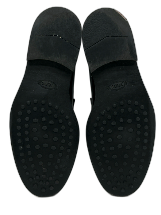 Tods Shoe Size 7.5 Black Leather Solid Dress Men's Shoes Black / 7.5
