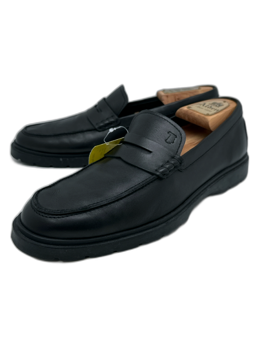 Tods Shoe Size 6.5 Black Leather Solid Dress Men's Shoes Black / 6.5
