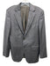 Ermenegildo Zegna Gray & Multi-Color Wool Plaid 2 Button Men's Blazer Gray & Multi-Color / 48R