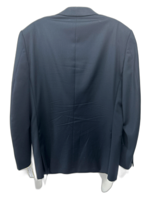 Ermenegildo Zegna Black Wool Solid 2 Button Men's Blazer Black / 48R