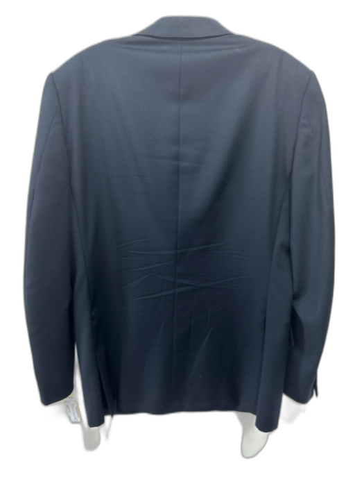 Ermenegildo Zegna Black Wool Solid 2 Button Men's Blazer Black / 48R