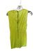 Alice & Olivia Size Est S Yellow Sequin Sleeveless Back Zip Dress Yellow / Est S