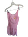 Ramy Brook Size M Baby Pink Polyester One Shoulder Elastic Waist Dress Baby Pink / M