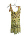 Celia B Size S Yellow & Orange Cotton Tie Straps Flowers Beaded Detail Dress Yellow & Orange / S