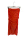 Simon Miller Size S Orange Elastic Waist Gathered High Slit Maxi Skirt Orange / S