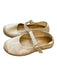J. Crew Shoe Size 6.5 Tan Canvas Metallic Buckle Mary Jane Espadrille Tan / 6.5