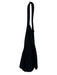 Reformation Size 0 Black Cotton Halter Neck Mini Bubble Hem Dress Black / 0