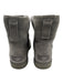 Ugg Shoe Size est 9 Gray Leather Upper Suede Shearling Lined Side Slits Boots Gray / est 9