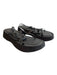 Jill Sander Shoe Size 35.5 Black Leather Flatform Round Detail Strappy Shoes Black / 35.5