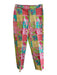 Lilly Pulitzer Size 0P Pink, Green, & Yellow Print Cotton Blend Low Rise Pants Pink, Green, & Yellow Print / 0P
