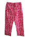 Lilly Pulitzer Size 0P Pink Cotton Blend Low Rise Capri Zip front Pants Pink / 0P