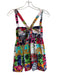 J Crew Size 0 Multi Color Cotton Button Strap Empire Waist Patchwork Top Multi Color / 0