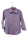 Burns Size Small Lavender Rayon Button Down Collared Long Sleeve Top Lavender / Small