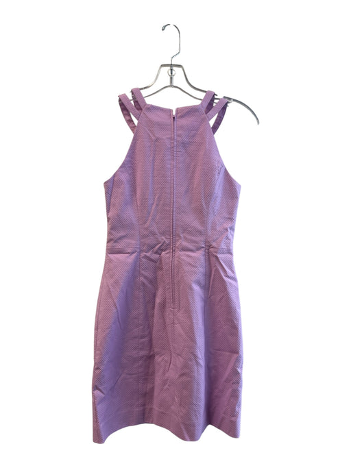Lilly Pulitzer Size 00 Lilac & Gold Cotton Blend Sleeveless Back Zip Dress Lilac & Gold / 00