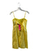 Lilly Pulitzer Size 00 Yellow & White Cotton Blend Sleeveless Back Zip Dress Yellow & White / 00